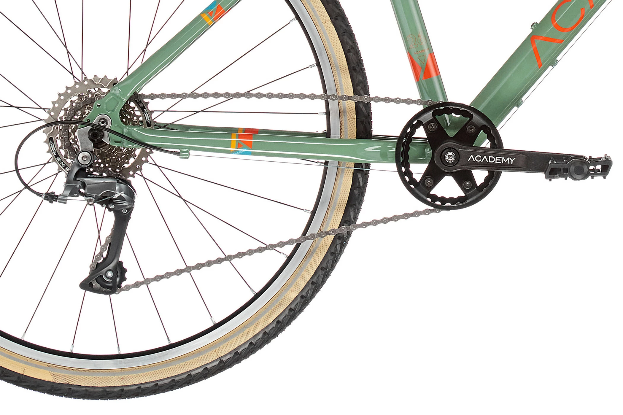 ACADEMY Grade 6 26" Børn, Oliven - Billede 6