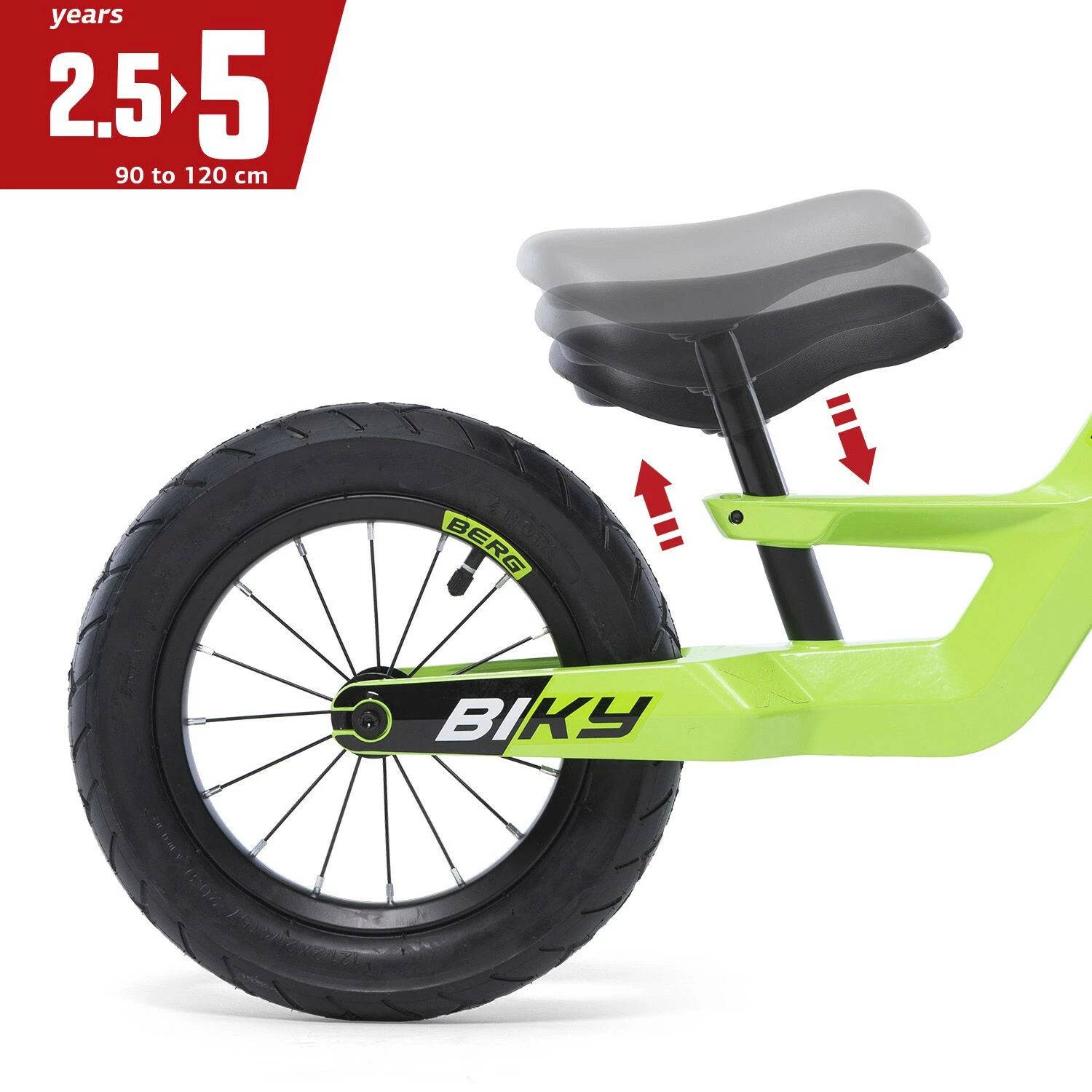 BERG TOYS Biky City Balancecykel Børn, Rød - Billede 9