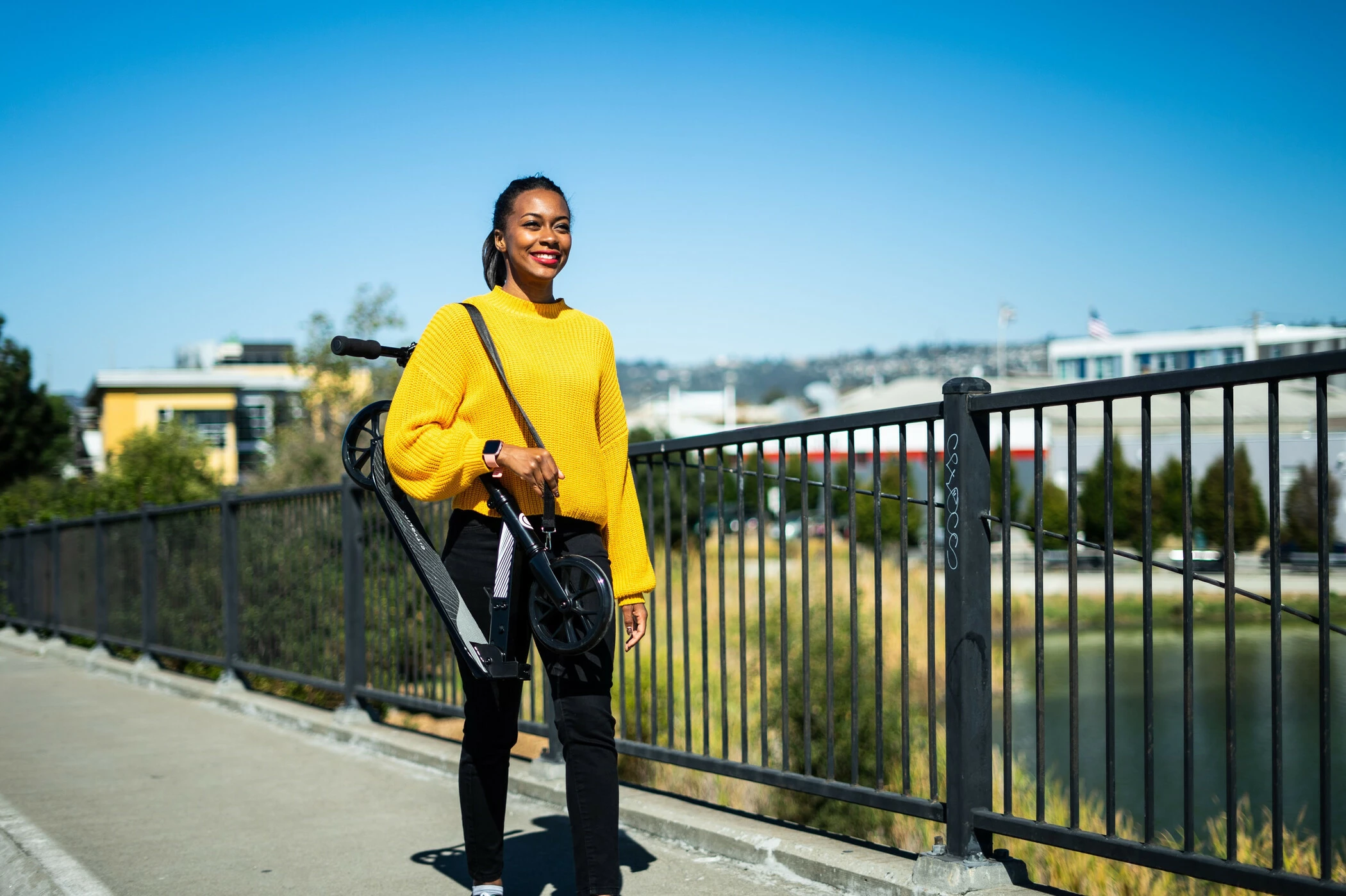 CityGlide C200 Løbehjul, Rød - Billede 6