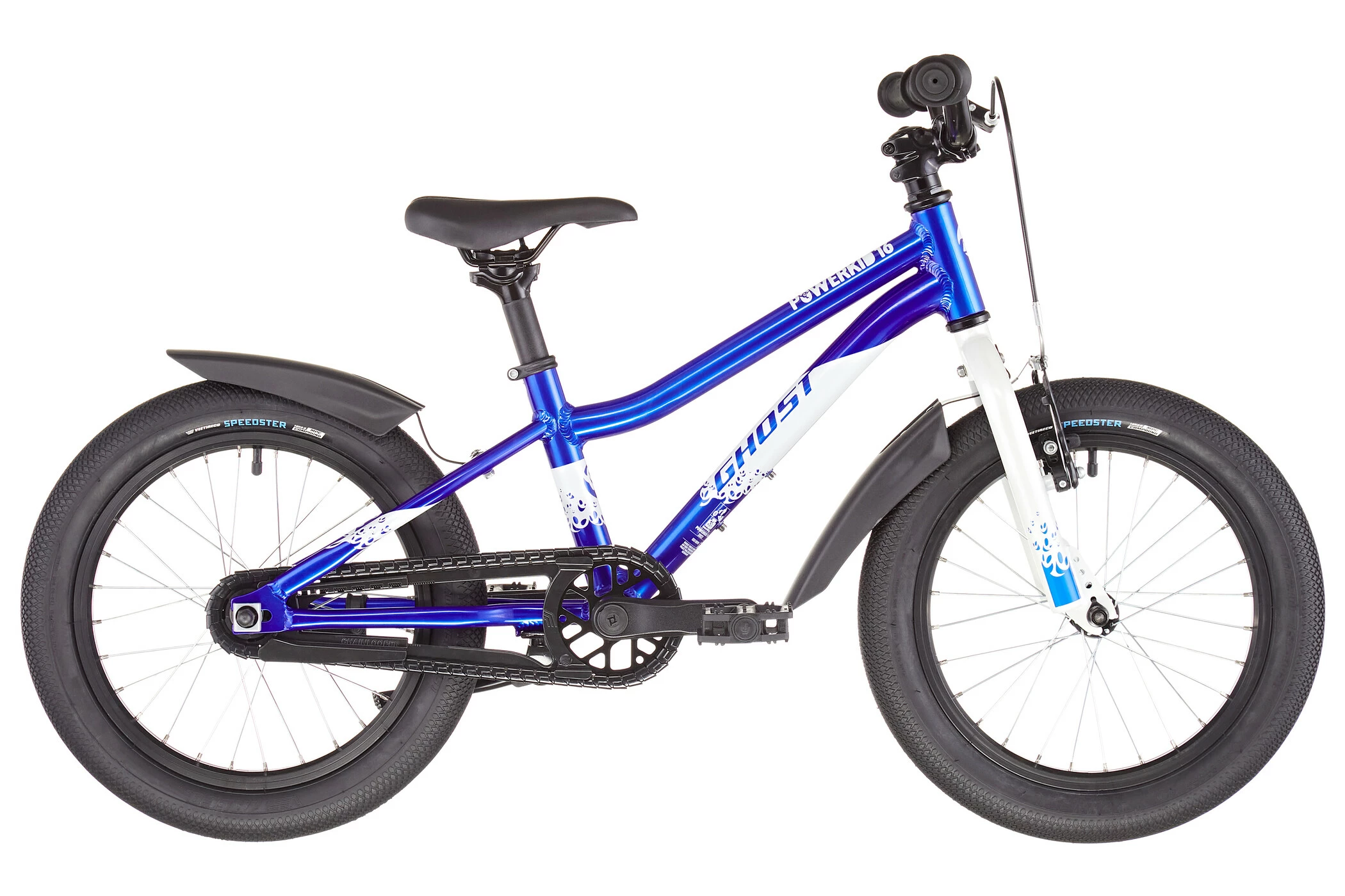 Ghost Powerkid 16 Børn, Blå/hvid - Billede 2