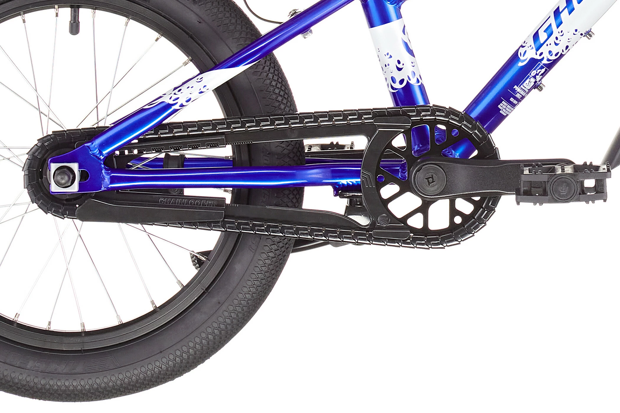 Ghost Powerkid 16 Børn, Blå/hvid - Billede 6