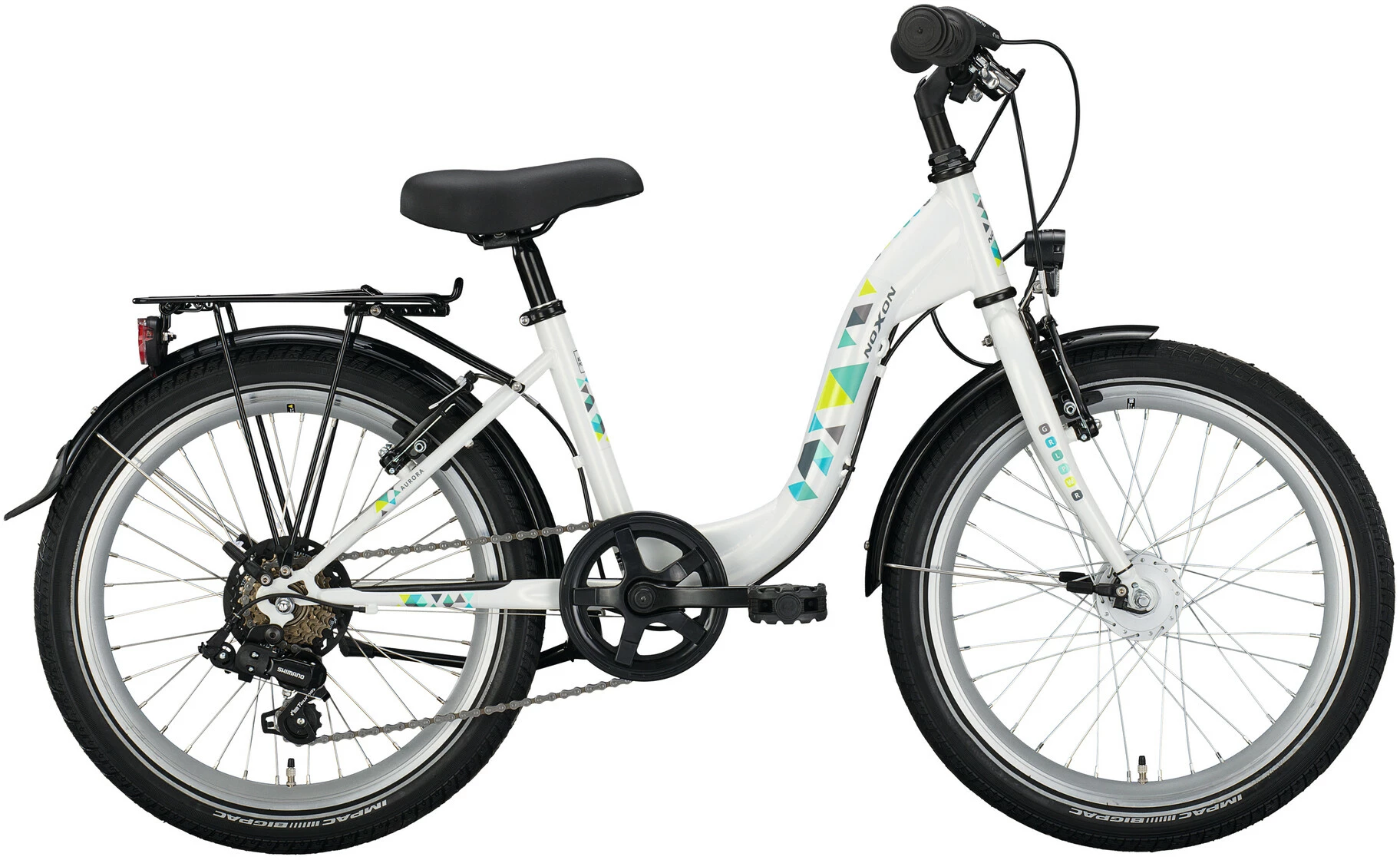 Noxon Aurora ND Wave 20" 7-trins Børn, Hvid