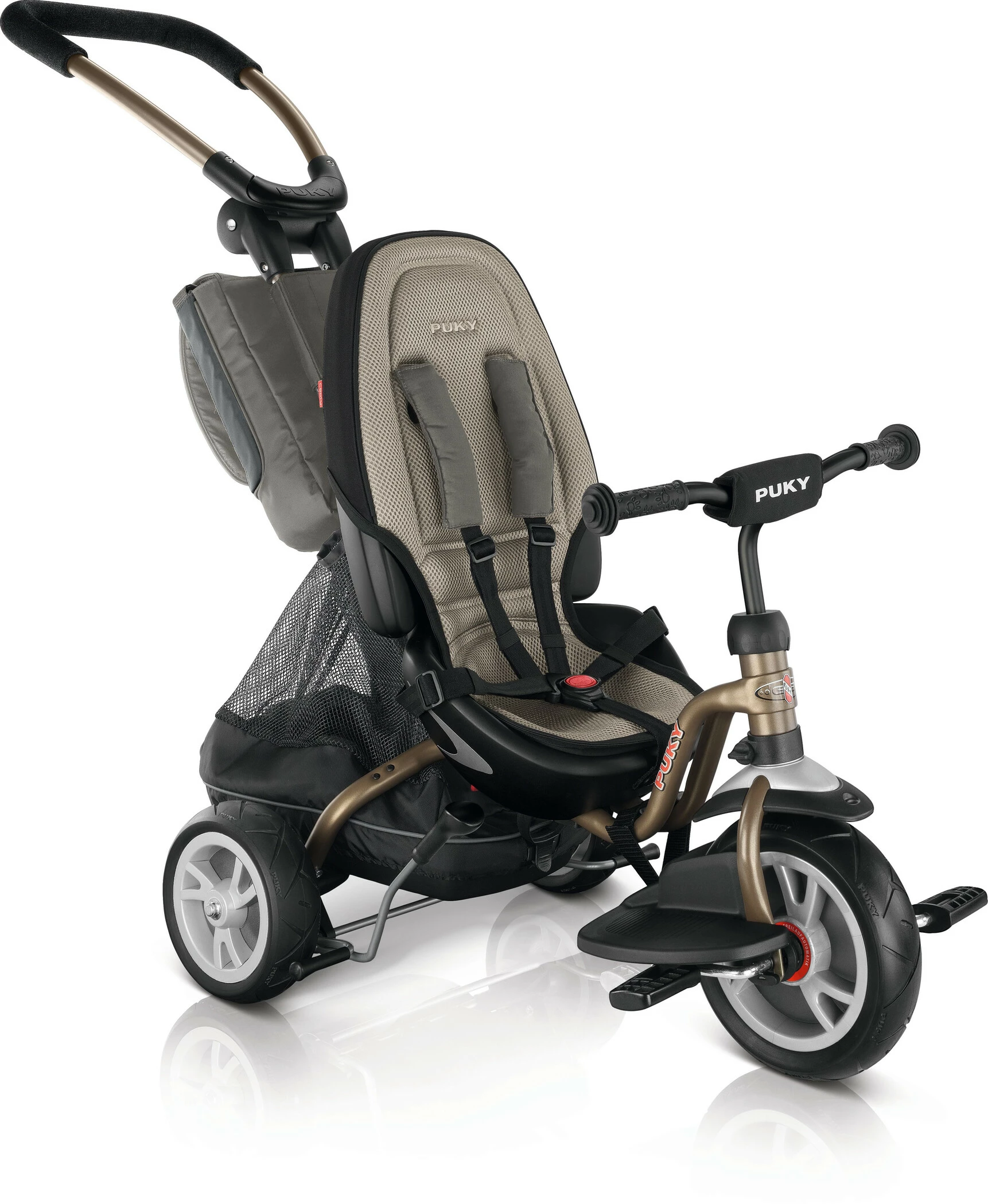 Puky CAT S6 Ceety Trehjulet Cykel Børn, Rød/sort