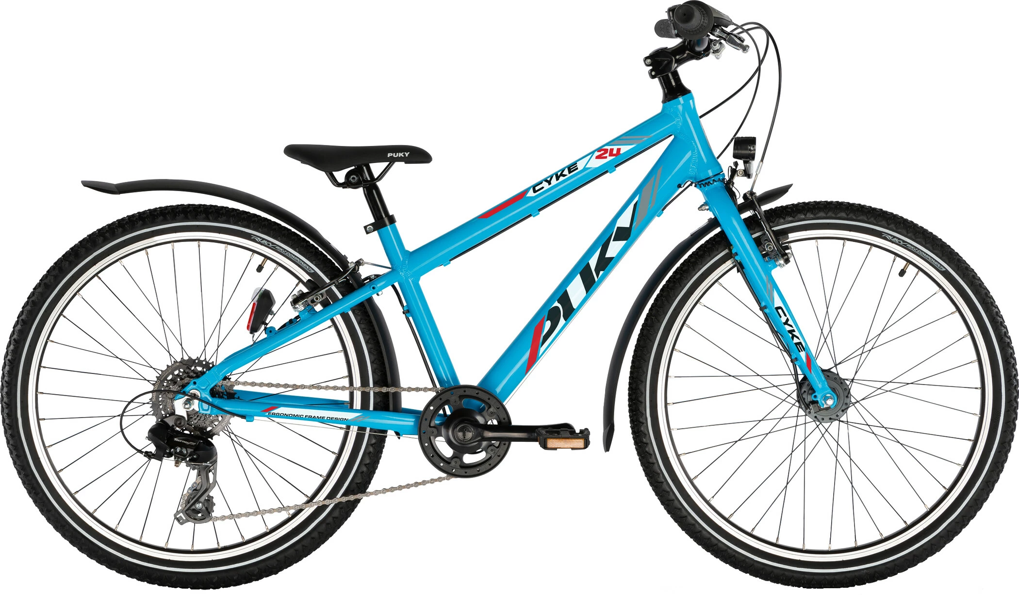 Puky Cyke 24-8 Alu Light Active S-Ride 24" Børn, Blå