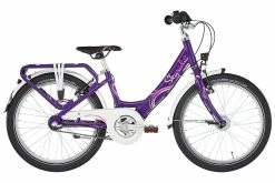 Puky Skyride 20-3 Alu Light B&oslash;rnecykel 20" B&oslash;rn, Violet/hvid