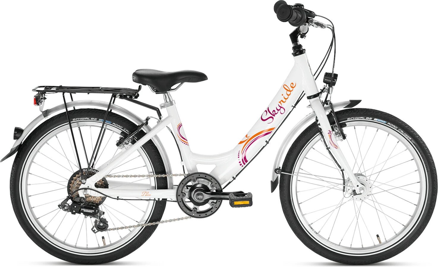 Puky Skyride 20-6 S-Ride 20" Piger, Hvid