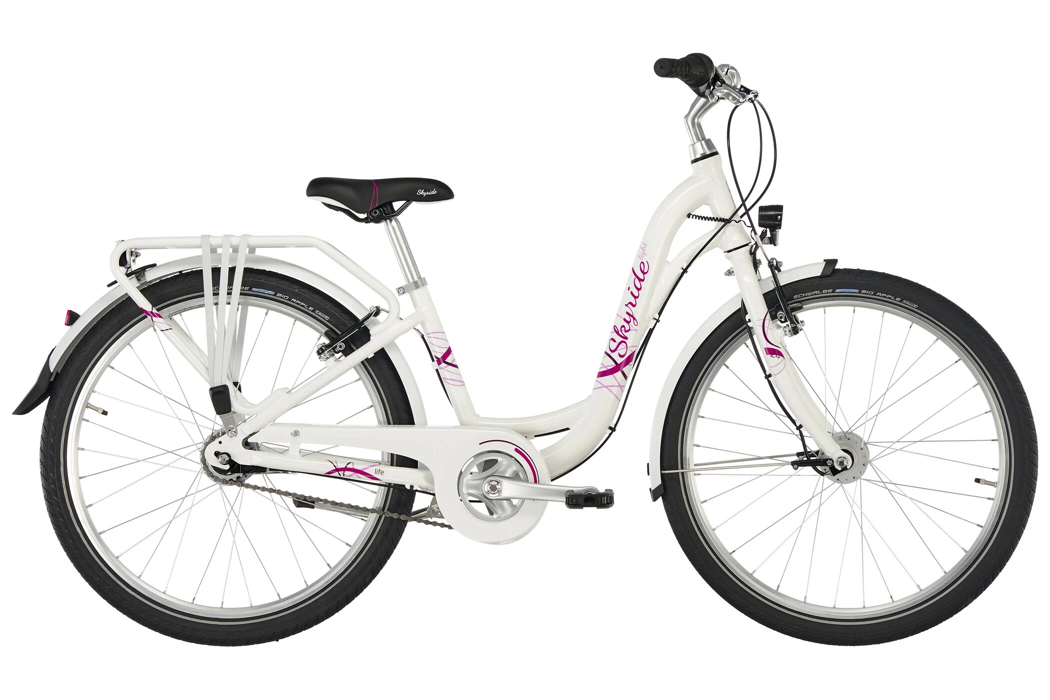 Puky Skyride Light 24" Børnecykel 7-trins Piger, Hvid/pink - Billede 2