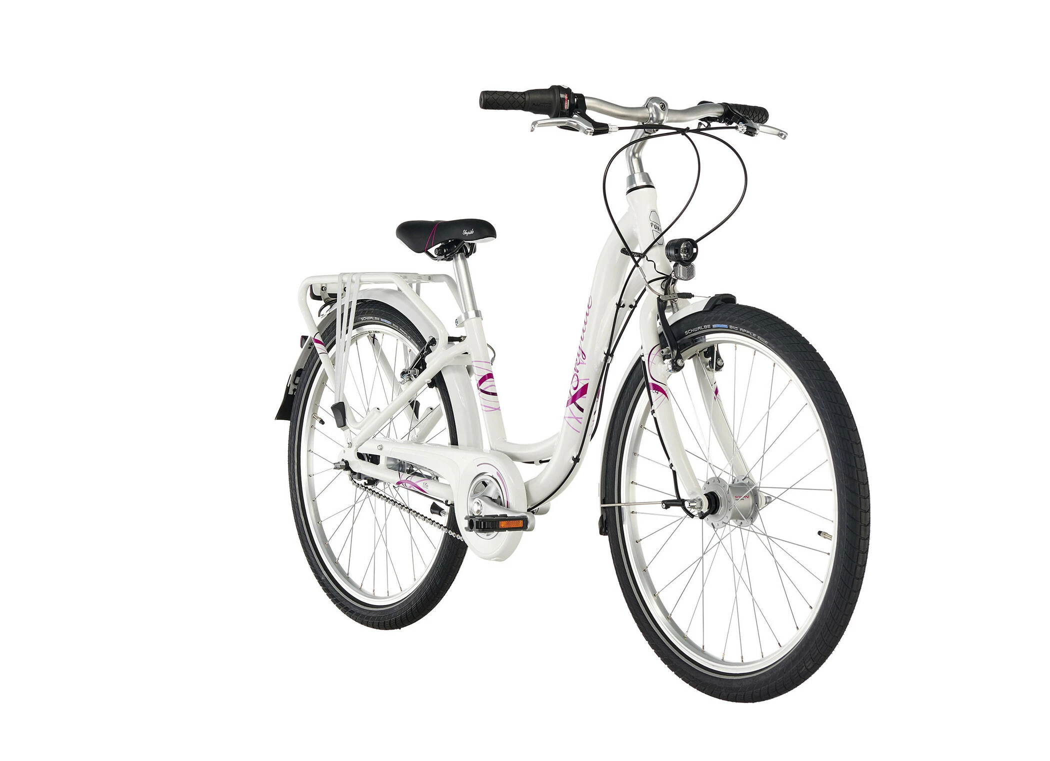 Puky Skyride Light 24" Børnecykel 7-trins Piger, Hvid/pink