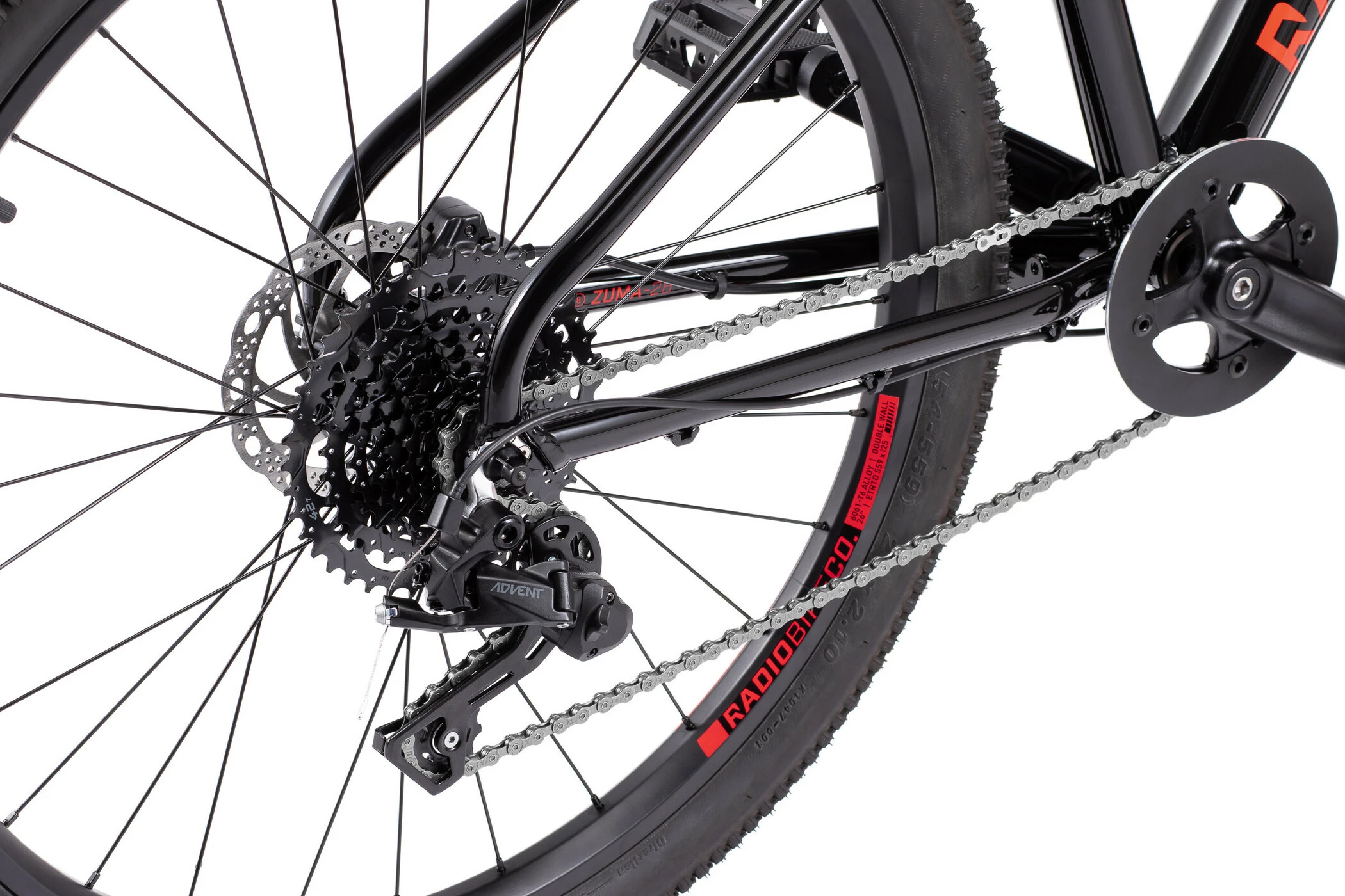 Radio Bikes Zuma Suspension 26" Unge, Sort - Billede 6