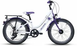 S'COOL S'cool ChiX Twin 20-7S B&oslash;rn, Hvid/violet