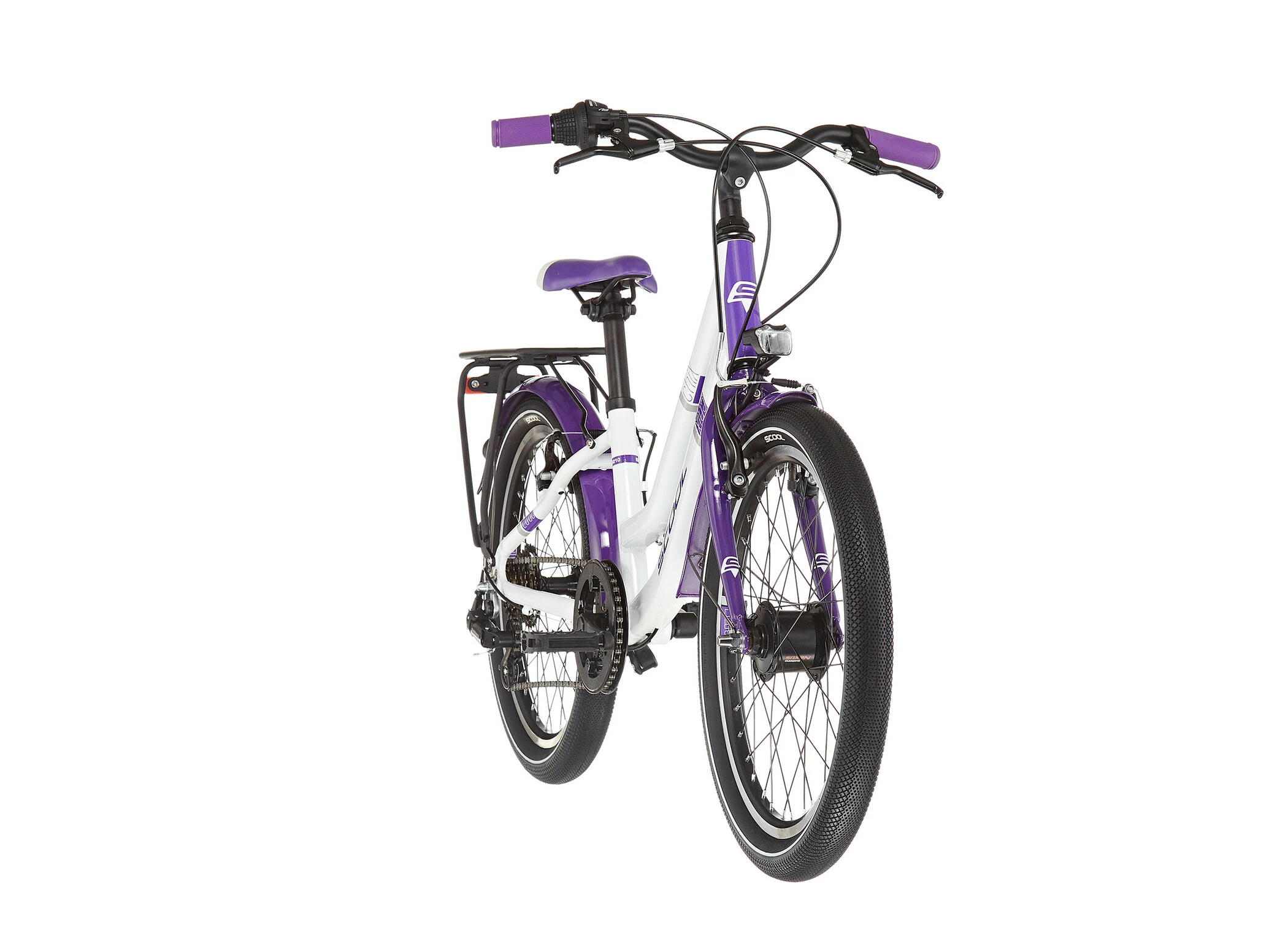 S'COOL S'cool ChiX Twin Alloy 20 7-S Børn, Hvid/violet - Billede 3