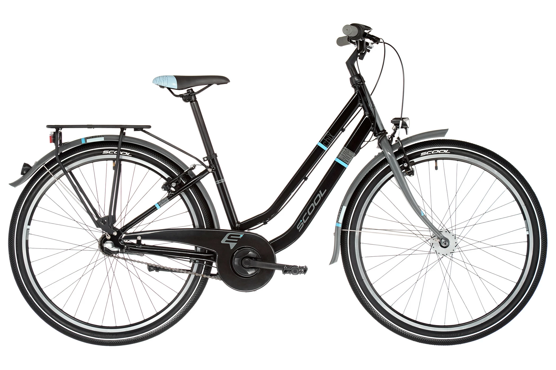 S'COOL S'cool ChiX Twin Alloy 26 3-S Børn, Sort - Billede 2