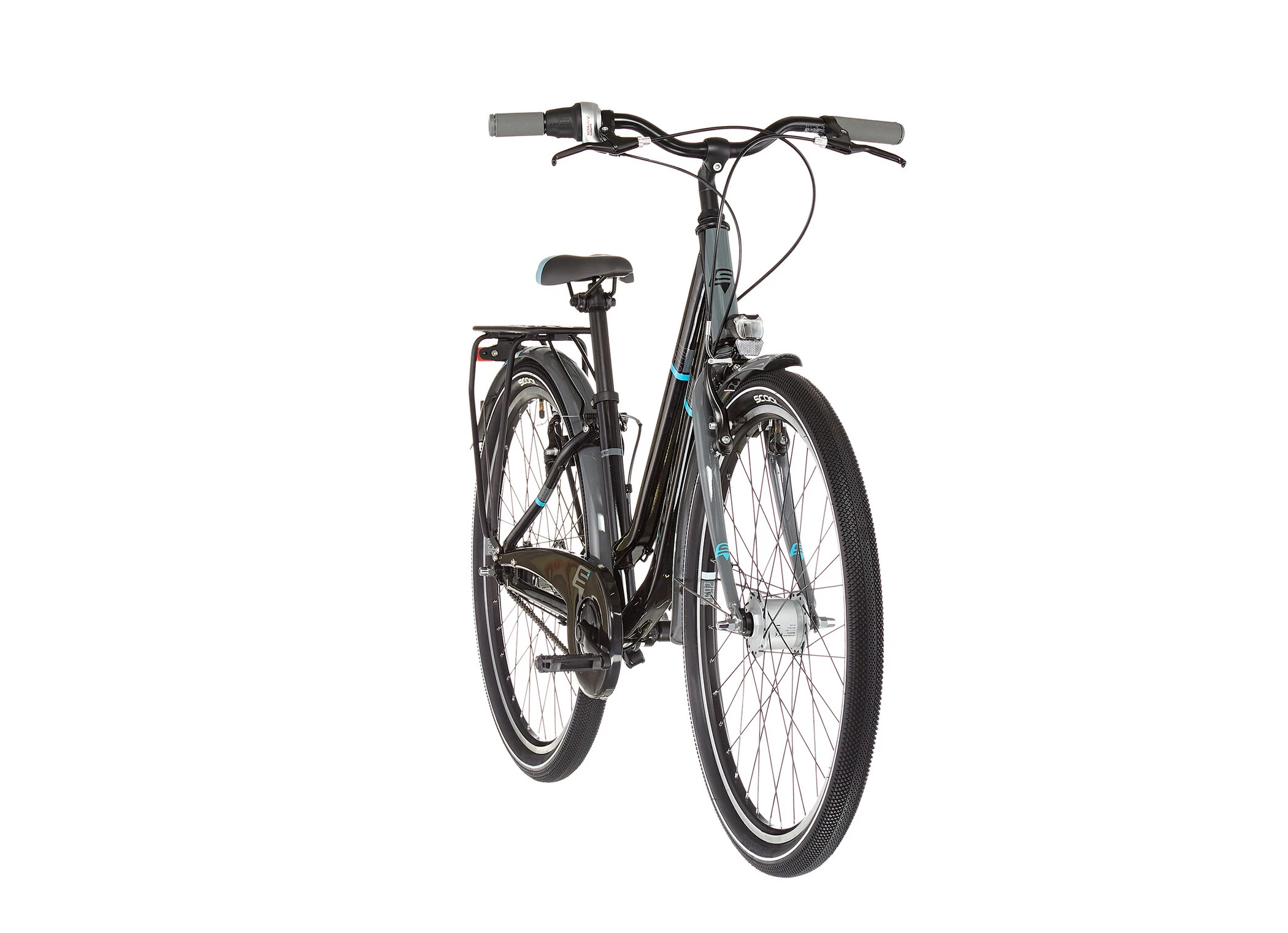 S'COOL S'cool ChiX Twin Alloy 26 7-S Børn, Sort - Billede 8