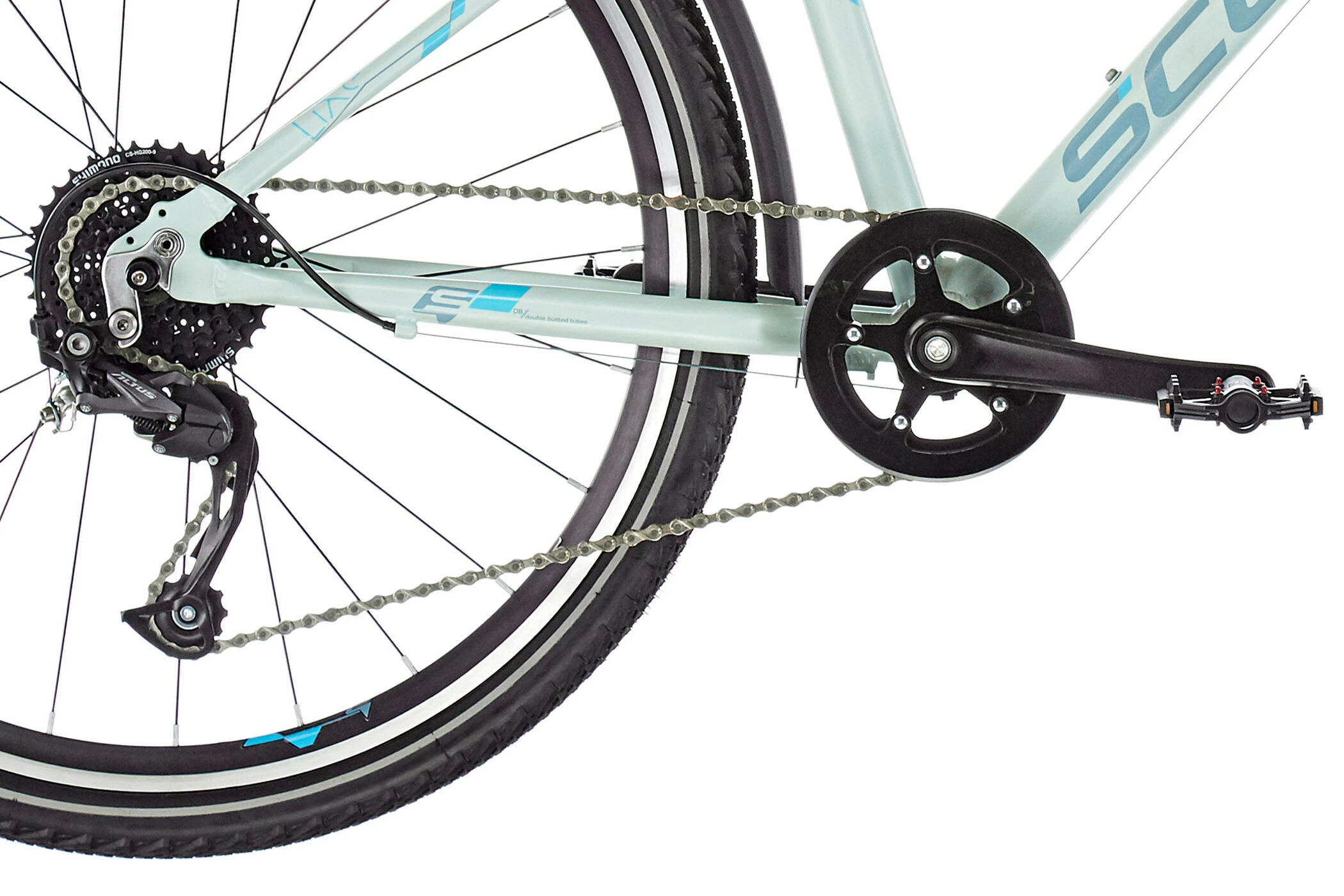 S'COOL S'cool LiXe Race 26 9-S Børn, Grøn - Billede 6