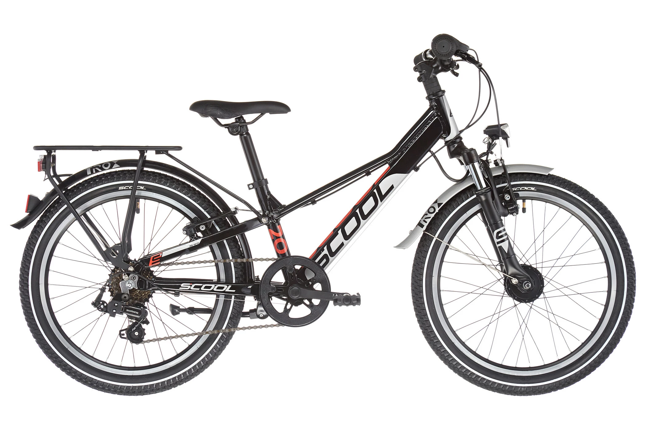 S'COOL S'cool TroX EVO 20 7-S Børn, Sort - Billede 2