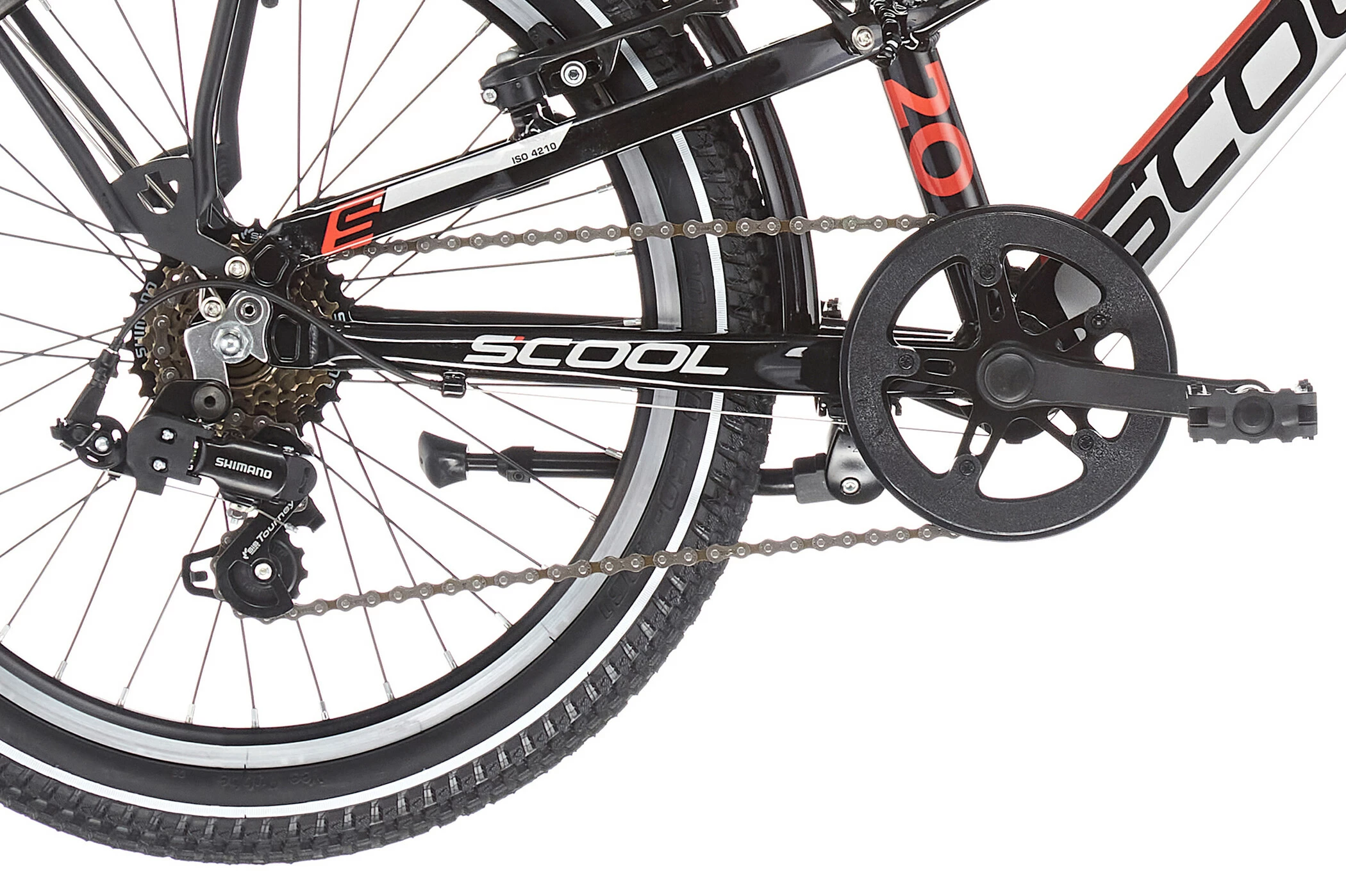 S'COOL S'cool TroX EVO 20 7-S Børn, Sort - Billede 6