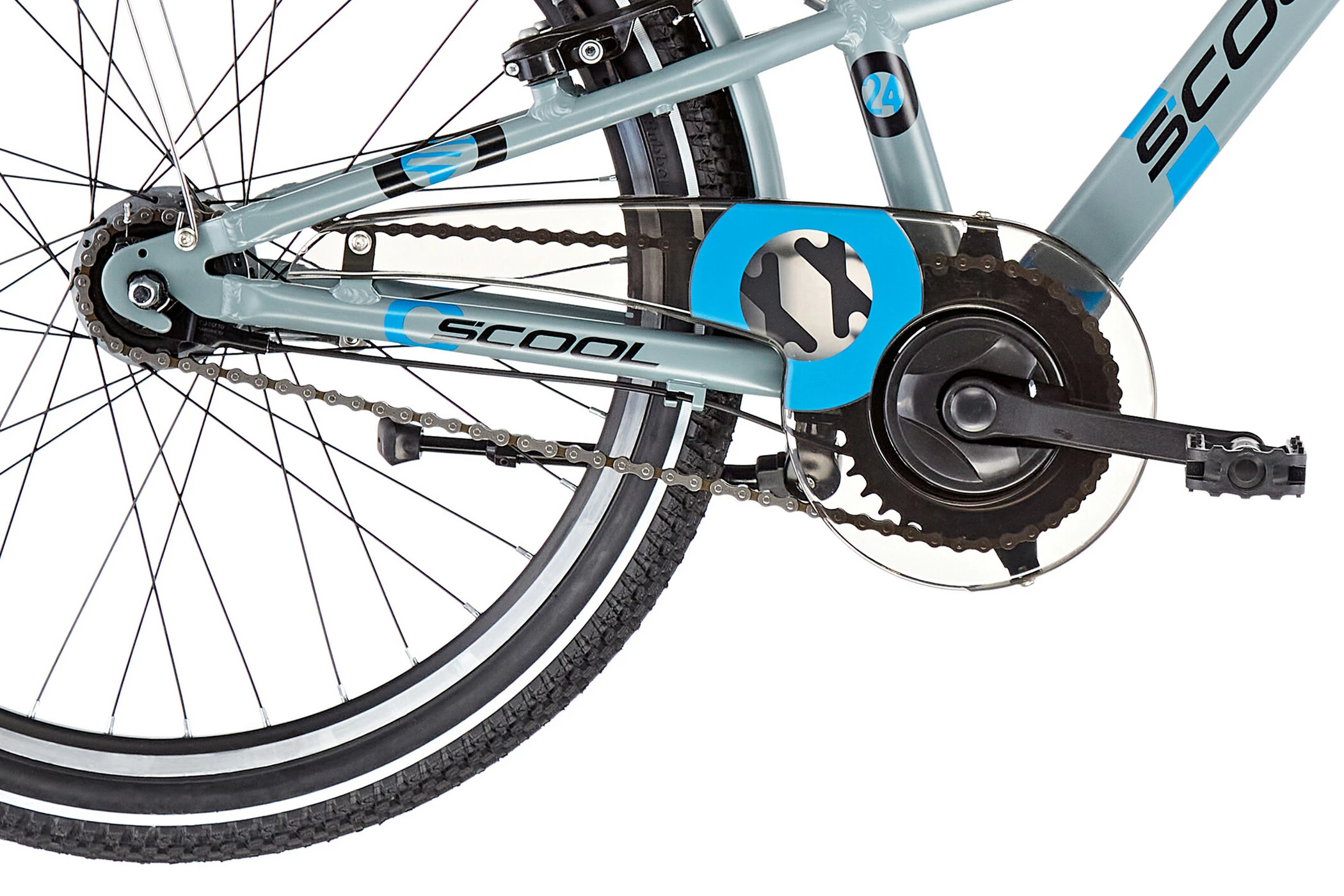 S'COOL S'cool XXlite Alloy 24 7-S Børn, Grå - Billede 6