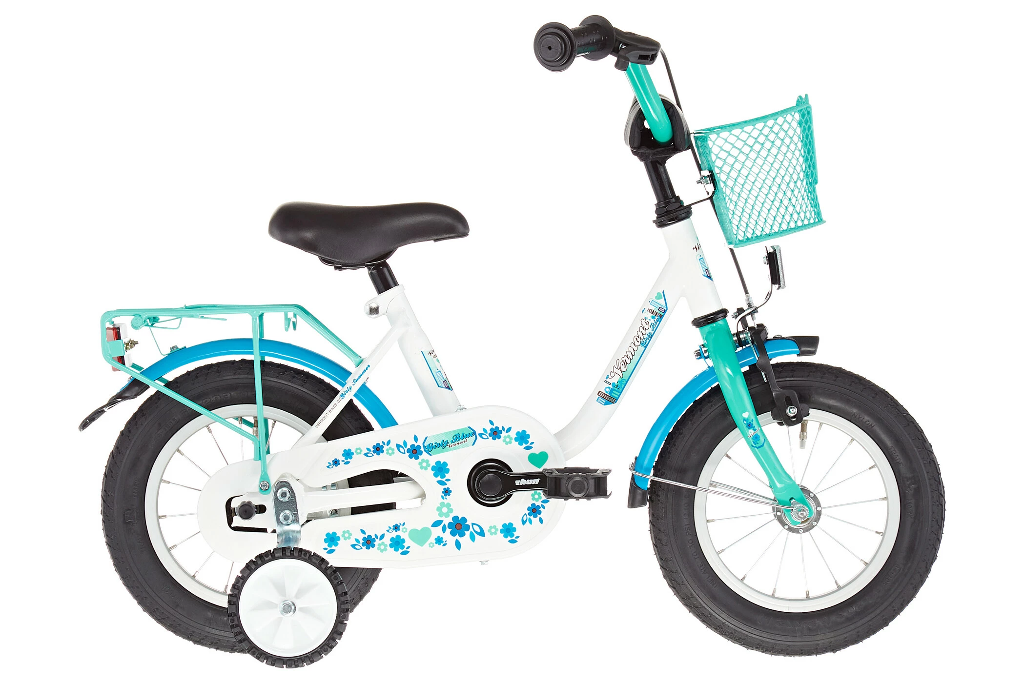 Vermont Girly 12" Piger, Hvid/blå - Billede 2