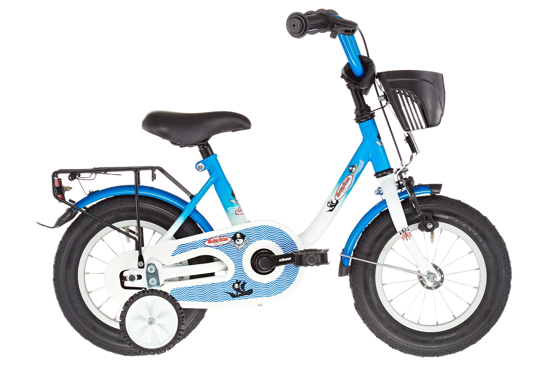 Vermont Kapitän 12" Drenge, Hvid/blå - Billede 2