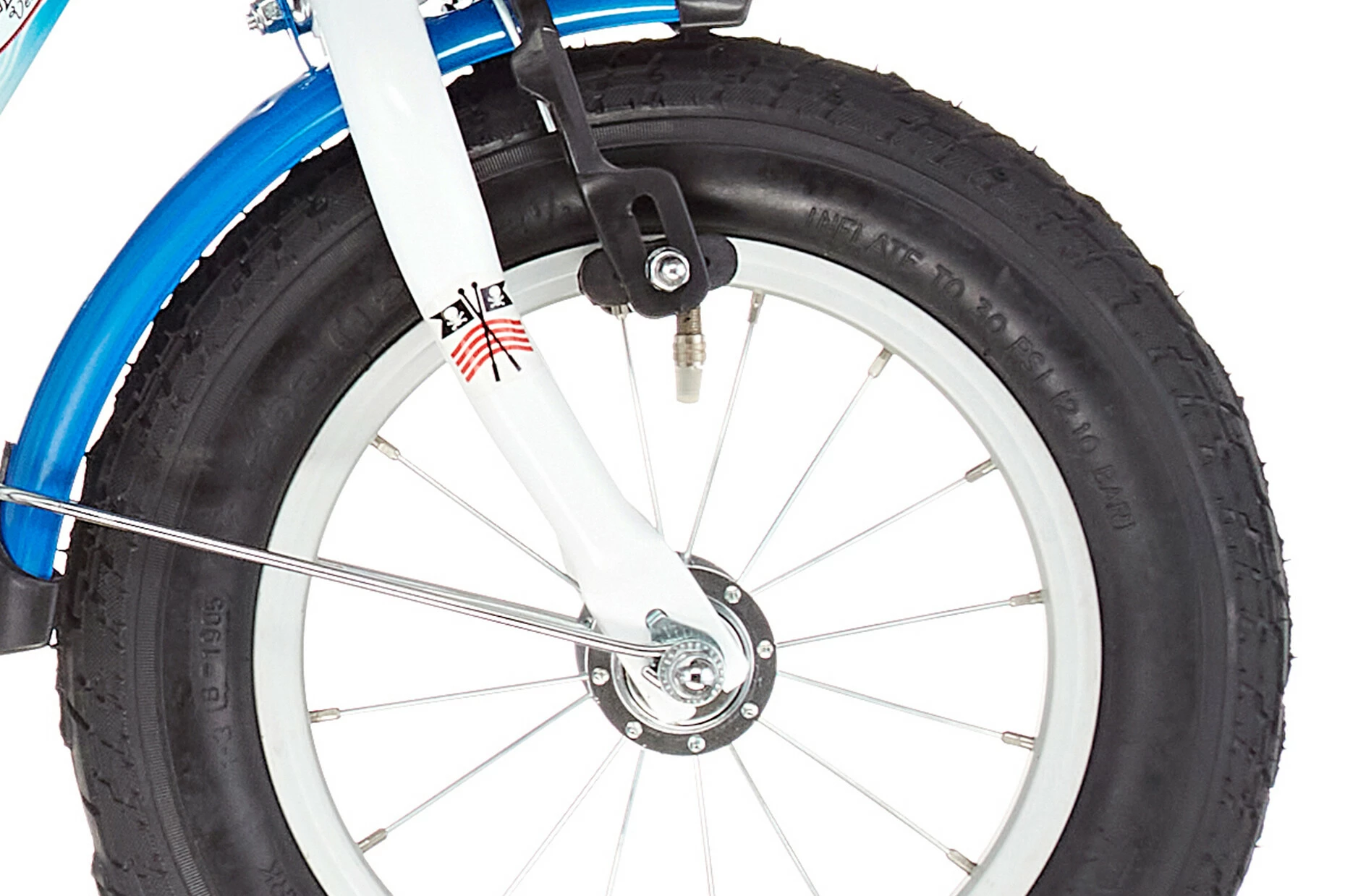 Vermont Kapitän 12" Drenge, Hvid/blå - Billede 4