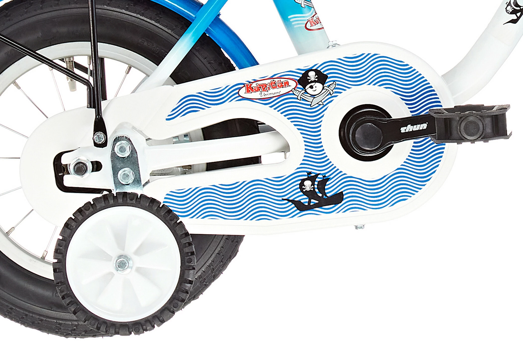 Vermont Kapitän 12" Drenge, Hvid/blå - Billede 5