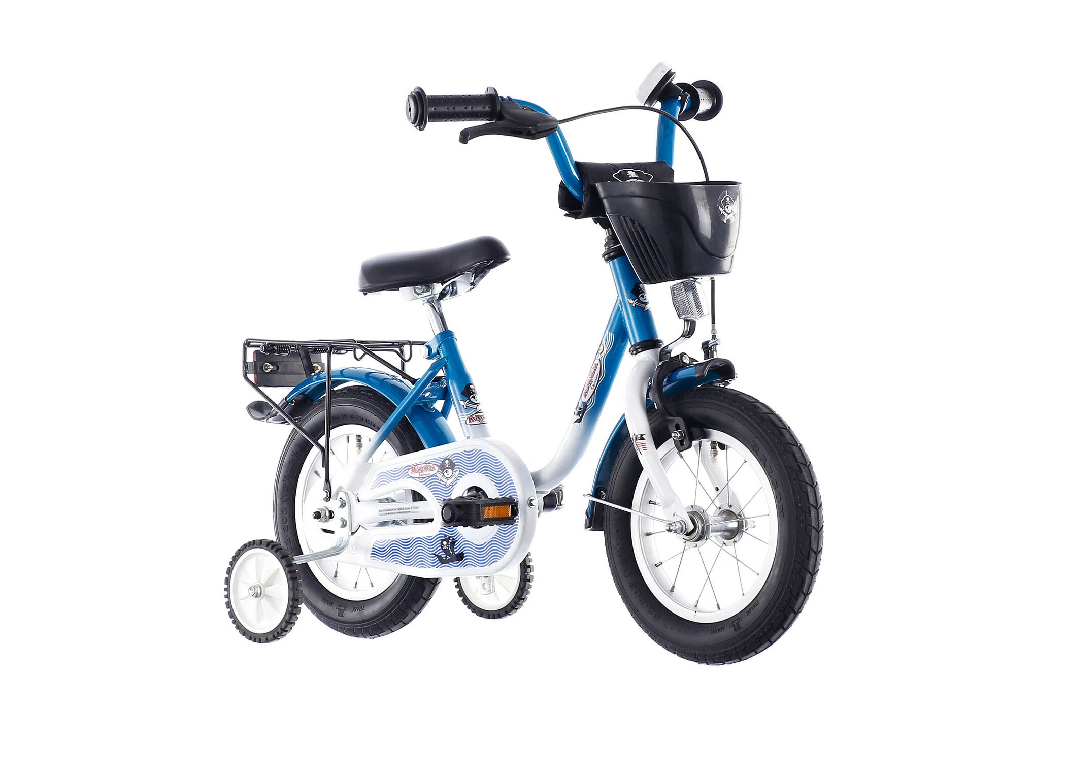 Vermont Kapitän 12" Drenge, Hvid/blå